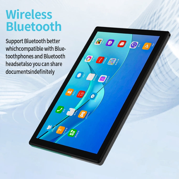 BDF P70 4G LTE Tablet PC, 10.1 inch, 8GB+128GB, Android 12.0 MTK6762 Octa Core, Support Dual SIM & Bluetooth & WiFi, EU Plug(Gold)