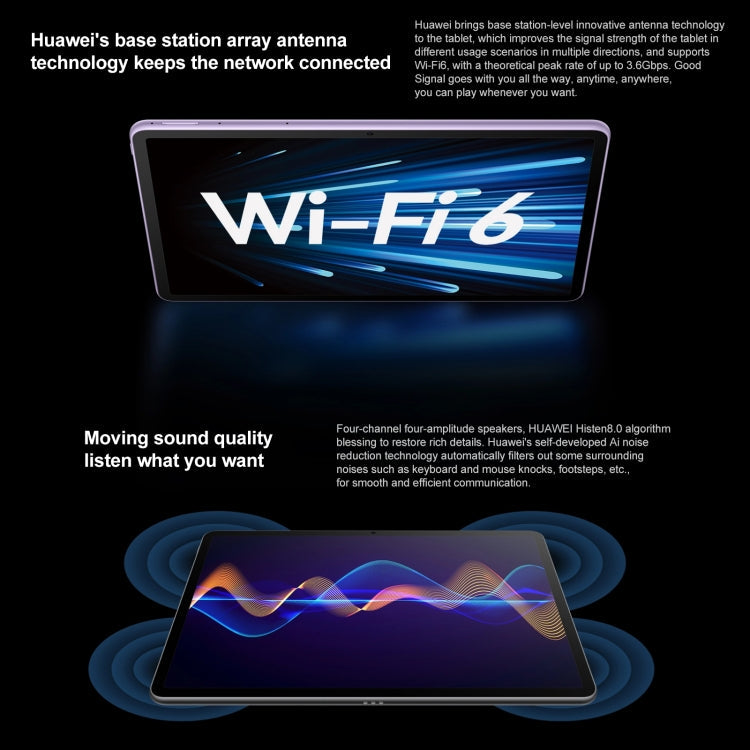HUAWEI MatePad Air 11.5 inch WIFI DBY2-W00 8GB+128GB, HarmonyOS 3.1 Qualcomm Snapdragon 888 Octa Core, Support Dual WiFi / BT / GPS, Not Support Google Play(White)