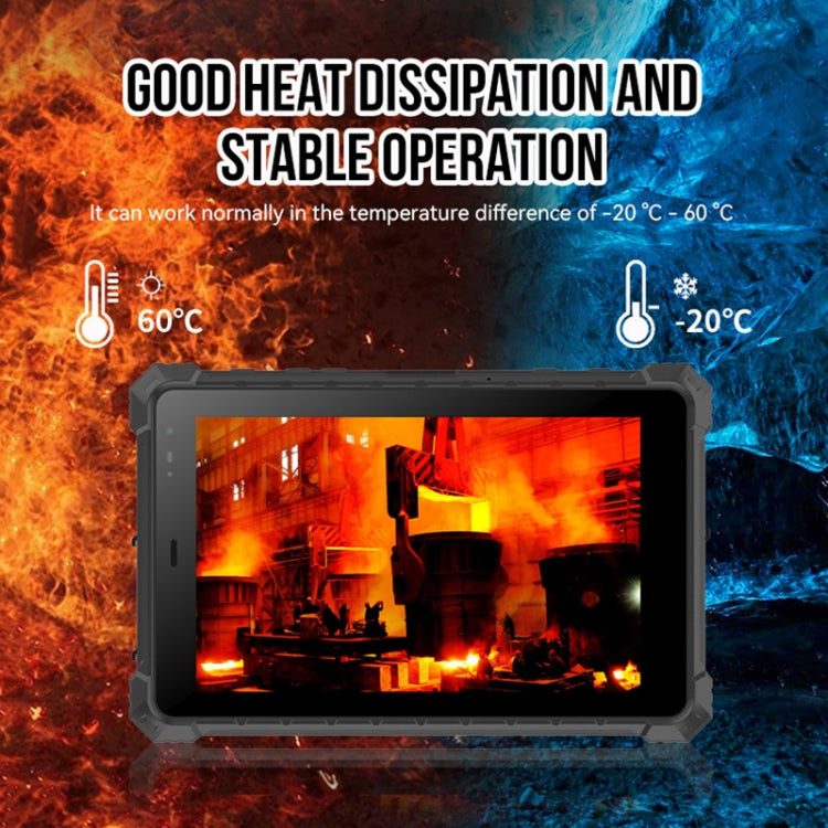 CENAVA A80ST 4G Rugged Tablet, 8 inch, 8GB+128GB, IP68 Waterproof Shockproof Dustproof, Android 10.0 MT6771 Octa Core, Support GPS/WiFi/BT/NFC, EU Plug