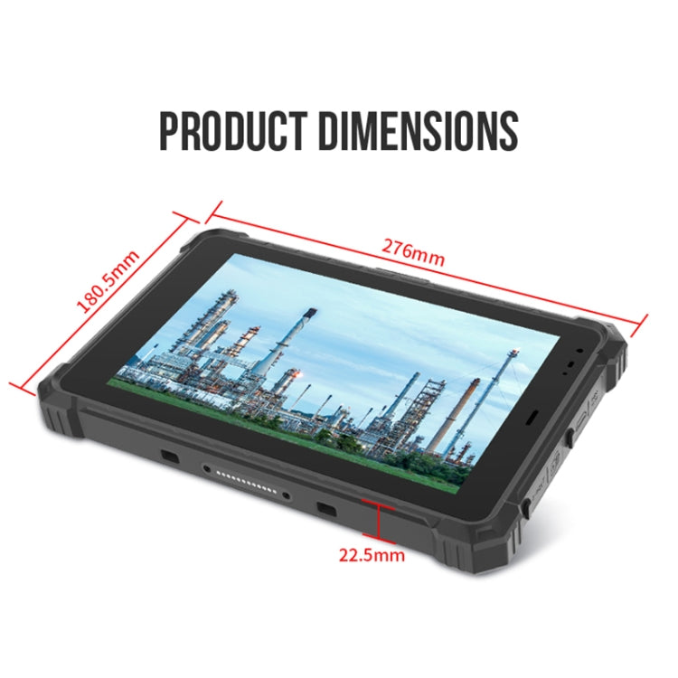 CENAVA A10ST 4G Rugged Tablet, 10.1 inch, 4GB+64GB, IP68 Waterproof Shockproof Dustproof, Android 10.0 MT6771 Octa Core, Support GPS/WiFi/BT/NFC, US Plug