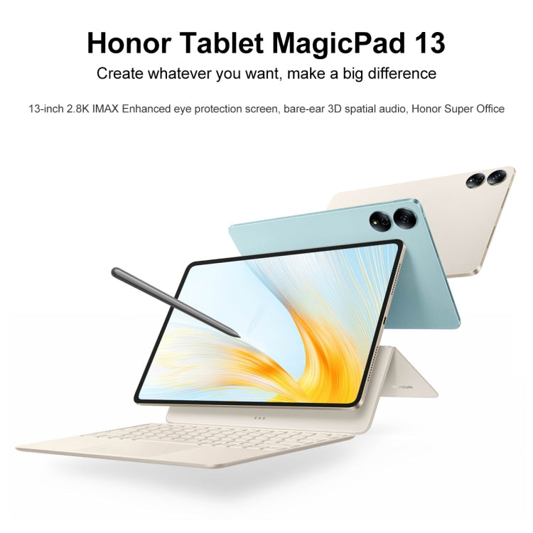 Honor MagicPad 13 GDI-W09 WiFi, 13 inch, 12GB+256GB, MagicOS 7.2 Snapdragon 888 Octa Core, Support WIFI 6 & BT & OTG, Not Support Google(Silver)