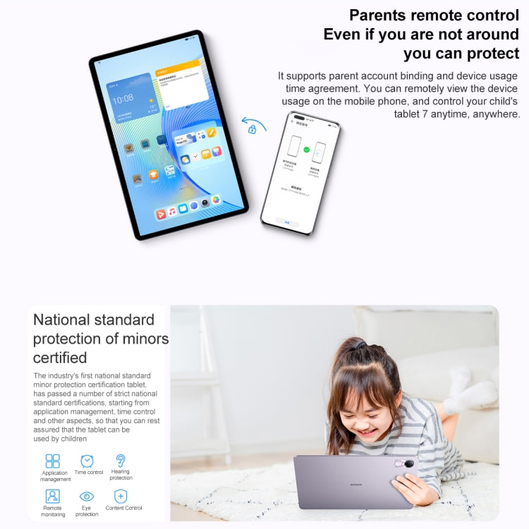 Honor Pad X8 Pro ELN-W09 WiFi, 11.5 inch, 6GB+128GB, MagicOS 7.1 Qualcomm Snapdragon 685 Octa Core, 6 Speakers, Not Support Google(Grey)