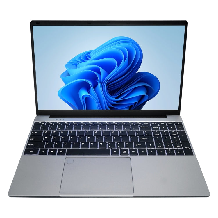 HONGSAMDE HSD1509 Notebook, 15.6 inch, 16GB+1TB, Windows 11 Intel Celeron N5095 Quad Core, Support TF Card & WiFi & BT & HDMI, US Plug(Silver Grey)