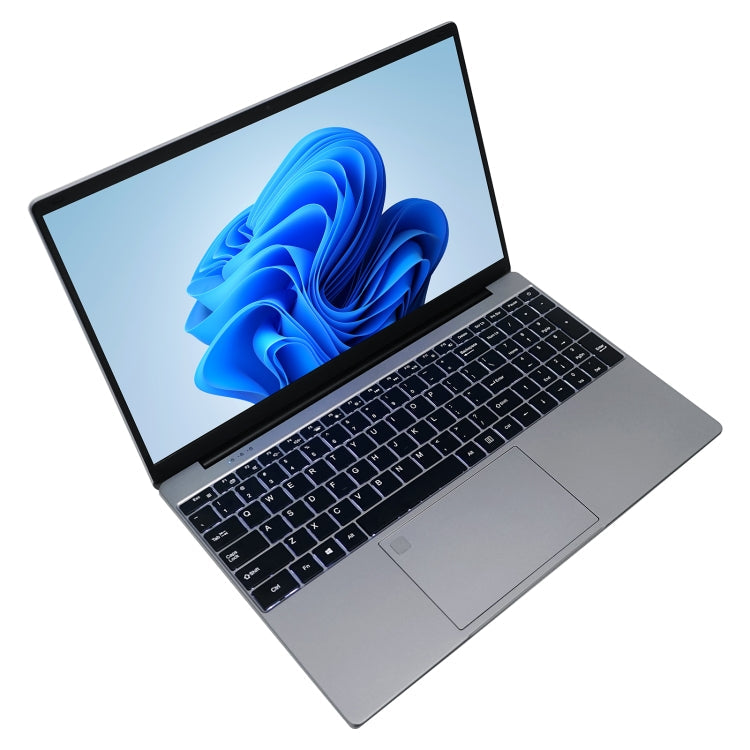 HONGSAMDE HSD1509 Notebook, 15.6 inch, 16GB+1TB, Windows 11 Intel Celeron N5095 Quad Core, Support TF Card & WiFi & BT & HDMI, US Plug(Silver Grey)