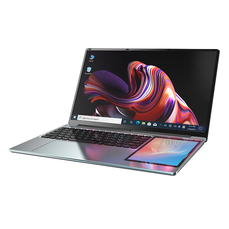UNIWA ULAP Q15ZR Laptop, 16GB+512GB, 15.6 inch and 7 inch Dual Display Windows 11 Intel Alder Lake N100 Octa Core, US Plug