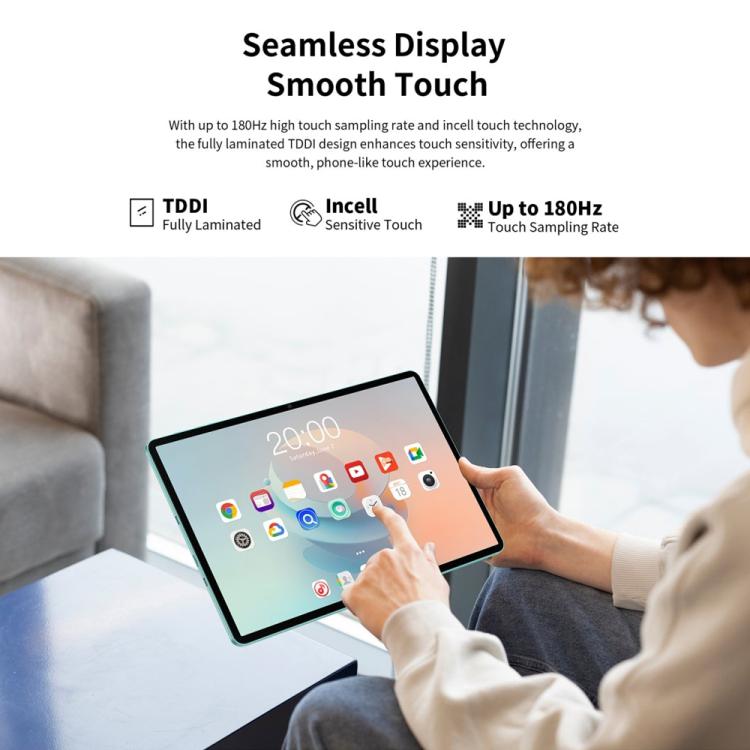 Teclast P50AI WiFi Tablet PC, 6GB+128GB, 11 inch Android 15 Allwinner A733 Octa Core with NPU