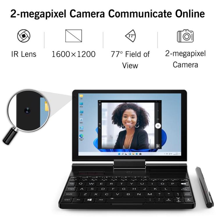 GPD Pocket 3 Handheld PC, 16GB+512GB, 8 inch Windows 11 Home Intel Pentium Gold 7505, EU Plug