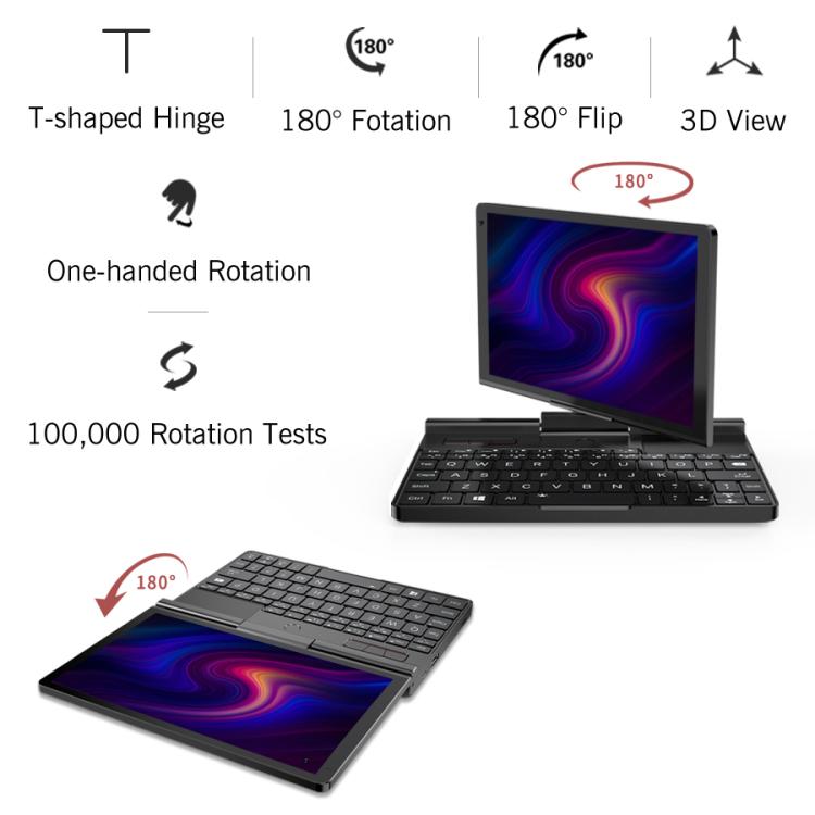 GPD Pocket 3 Handheld PC, 16GB+512GB, 8 inch Windows 11 Home Intel Pentium Gold 7505, UK Plug