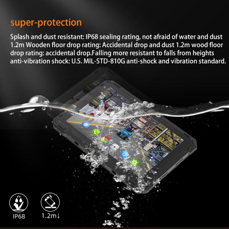 CENAVA A88ST IP68 Rugged Tablet PC, 4GB+64GB, 8 inch Android 11 MTK6771 Octa Core, 4G Network, US Plug