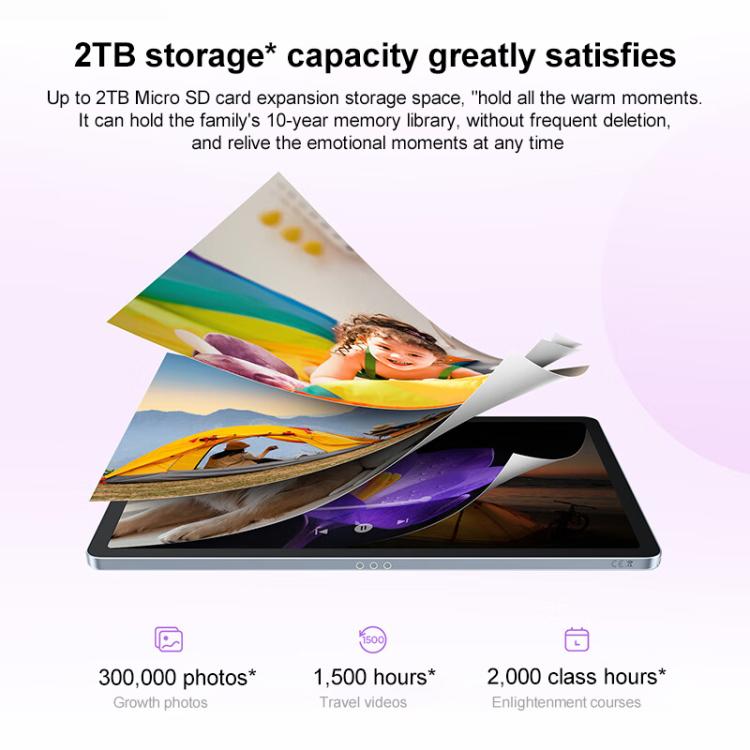 Lenovo Xiaoxin Pad 11 inch WiFi Tablet, 8GB+128GB, Android 15, MediaTek Dimensity 6300 Octa Core,US Plug (Grey)