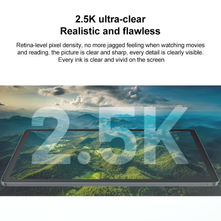 Lenovo Xiaoxin Pad 11 inch WiFi Tablet, 8GB+128GB, Android 15, MediaTek Dimensity 6300 Octa Core,US Plug (Grey)