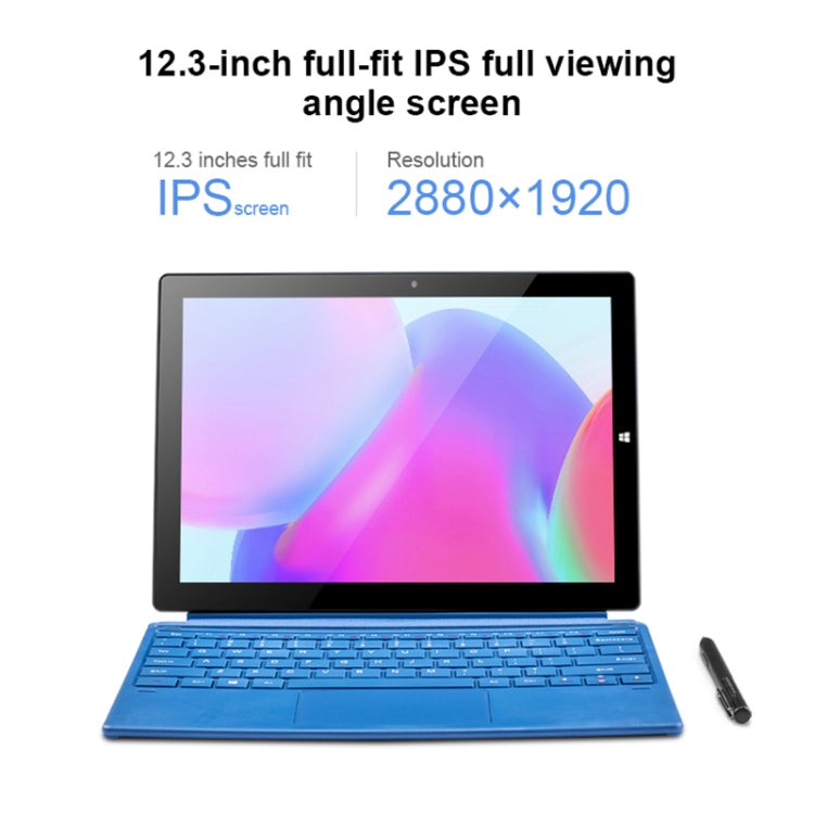 PiPO W12 4G LTE Tablet PC, 12.3 inch, 8GB+256GB, Windows 10 System, Qualcomm Snapdragon 850 Octa Core up to 2.96GHz, with Keyboard & Stylus Pen, Support Dual SIM & Dual Band WiFi & Bluetooth & GPS, US Plug