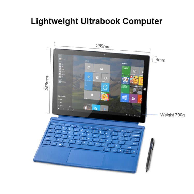 PiPO W12 4G LTE Tablet PC, 12.3 inch, 8GB+256GB, Windows 10 System, Qualcomm Snapdragon 850 Octa Core up to 2.96GHz, with Keyboard & Stylus Pen, Support Dual SIM & Dual Band WiFi & Bluetooth & GPS, US Plug