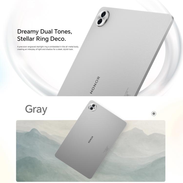 Honor Pad 10 Soft Light Screen WiFi Tablet PC, 12.1 inch 12GB+256GB MagicOS 9.0 Qualcomm Snapdragon 7 Gen3 Octa Core, 12GB+256GB Soft Light Screen