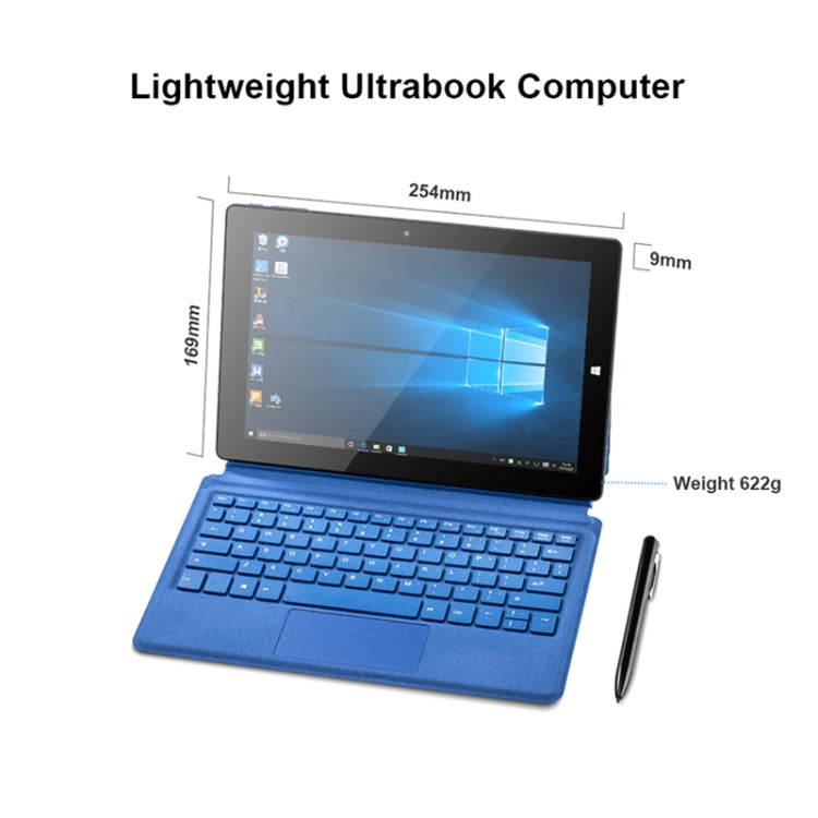 PiPO W10 2 in 1 Tablet PC, 10.1 inch, 6GB+64GB, Windows 10 System, Intel Gemini Lake N4120 Quad Core up to 2.6GHz, with Keyboard & Stylus Pen, Support Dual Band WiFi & Bluetooth & TF Card & HDMI, US Plug