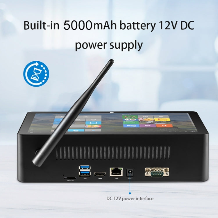 PiPo H10PRO All-in-One Mini PC, 10.1 inch, 8GB+128GB, Windows 11 Intel Alder Lake N95 Quad Core, US Plug (Black)