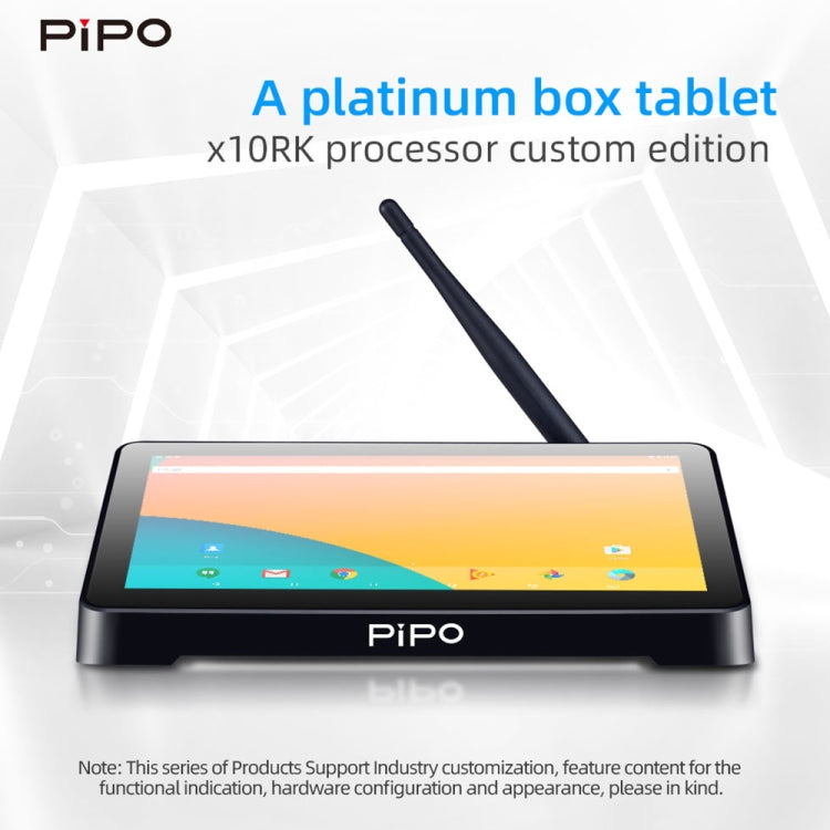 PiPo X10RK Mini Tablet PC Box, 10.1 inch, 2GB+32GB, Android 7.1.2 RK3326 Quad-core Cortex A35 up to 1.5GHz Support WiFi & Bluetooth & TF Card & HDMI & RJ45, US Plug(Black)
