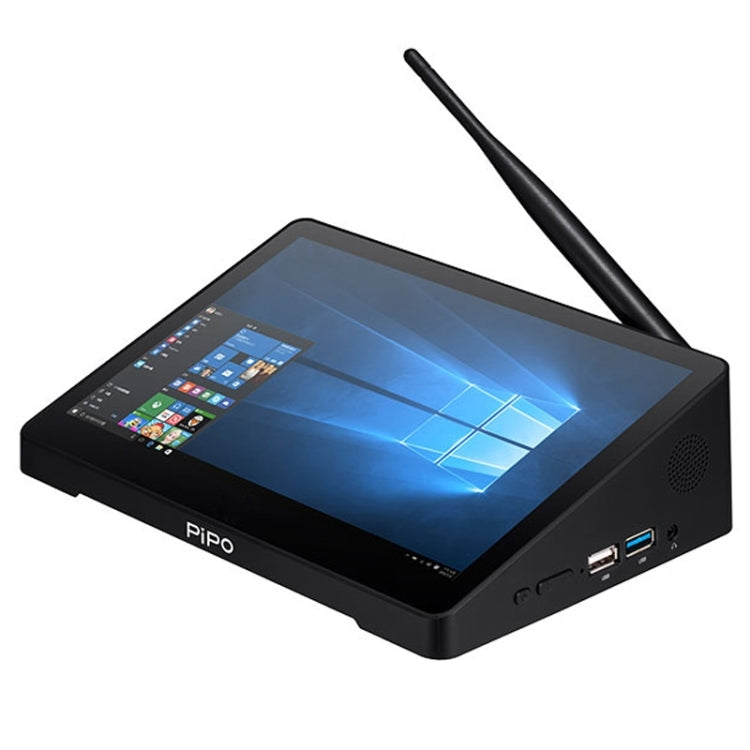 PiPo H10PRO All-in-One Mini PC, 10.1 inch, 16GB+128GB, Windows 11 Intel Alder Lake N100 Quad Core, US Plug(Black)