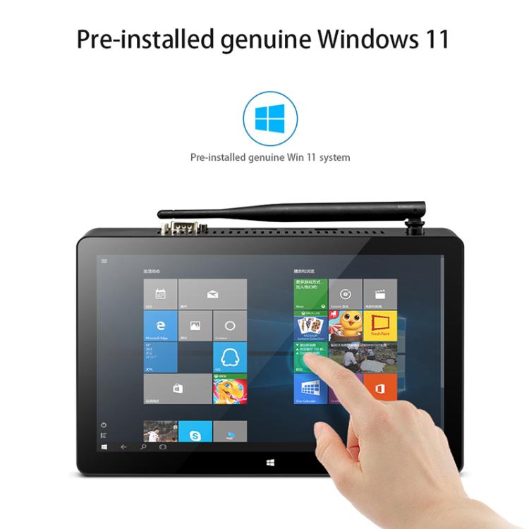 PiPo H10PRO All-in-One Mini PC, 10.1 inch, 16GB+256GB, Windows 11 Intel Alder Lake N100 Quad Core, US Plug (Black)