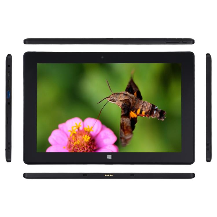 Hongsamde Tablet PC, 12GB+128GB, 10.1 inch Windows 11 Intel Celeron N4120, without Keyboard Leather Case (UK Plug)
