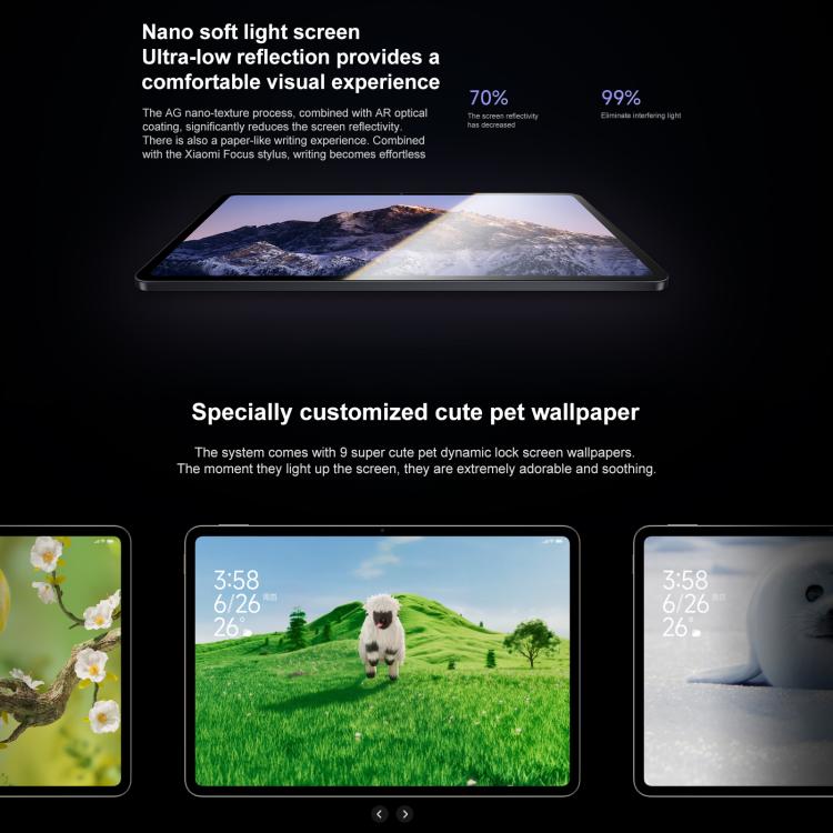 Xiaomi Pad 7S Pro 12.5 inch, 12GB+256GB, HyperOS 2, XRING O1 3nm Deca Core CPU, 12GB+256GB