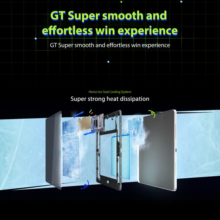 Honor Pad GT2 Pro WiFi Tablet PC, 12.5 inch 8GB+256GB MagicOS 9.0.1 Qualcomm Snapdragon 8 Gen3 Octa Core, 8GB+256GB