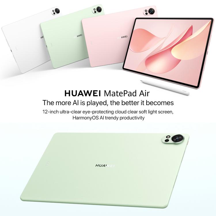 HUAWEI MatePad Air 12 inch 2025 WiFi, 12GB+512GB, HarmonyOS 5.0 Hisilicon Kirin T92B, Not Support Google Play, 12GB+512GB