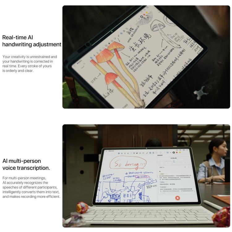 HUAWEI MatePad Air 12 inch 2025 WiFi Soft Light Edition, 12GB+512GB, HarmonyOS 5.0 Hisilicon Kirin T92B, Not Support Google Play, Soft Light Edition 12GB+512GB