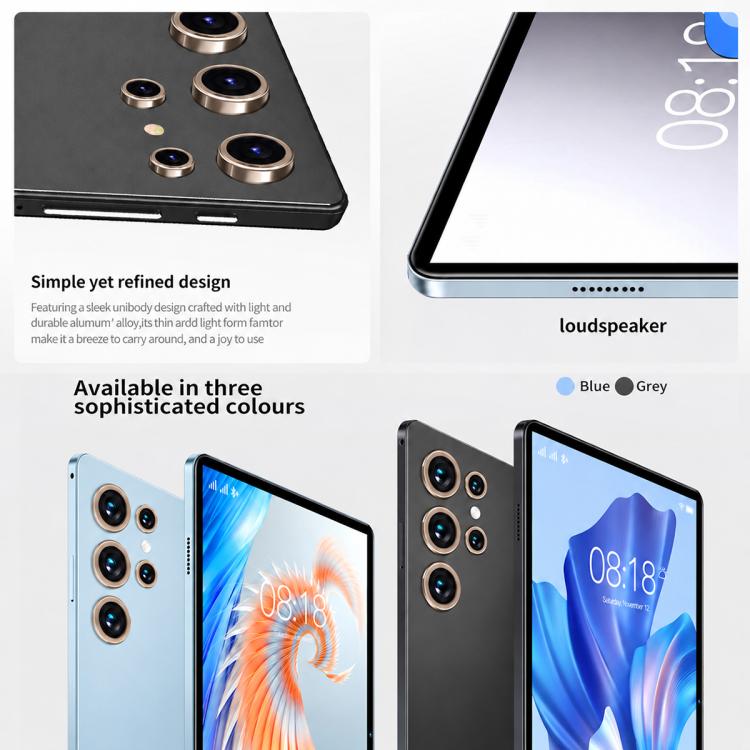 BDF H39 10.1 inch 4G LTE Tablet PC, 6GB+128GB, Android 10 MTK6750 Octa Core, Support Dual SIM, US Plug, 8GB+256GB, US Plug