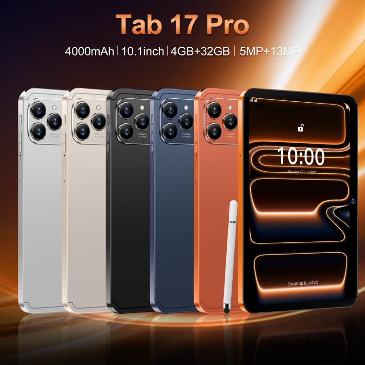 Tab 17 Pro 10.1 inch 4G LTE Tablet PC, 4GB+32GB, Android 10 MTK6755 Octa Core, US Plug, US Plug