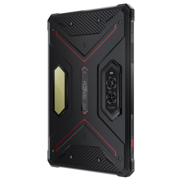 [HK Warehouse] HOTWAV Tab R9 Pro IP68/IP69K Rugged Tablet, 6GB+256GB, 11 inch Android 14 Unisoc T606 Octa Core 4G Network, Global Version with Google Play, EU Plug (Black Red)