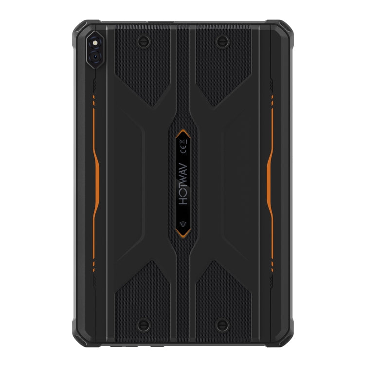 [HK Warehouse] HOTWAV Tab R8 IP68/IP69K Rugged Tablet, 4GB+128GB, 10.1 inch Android 14 Unisoc T606 Octa Core 4G Network, Global Version with Google Play, EU Plug (Black+Orange)