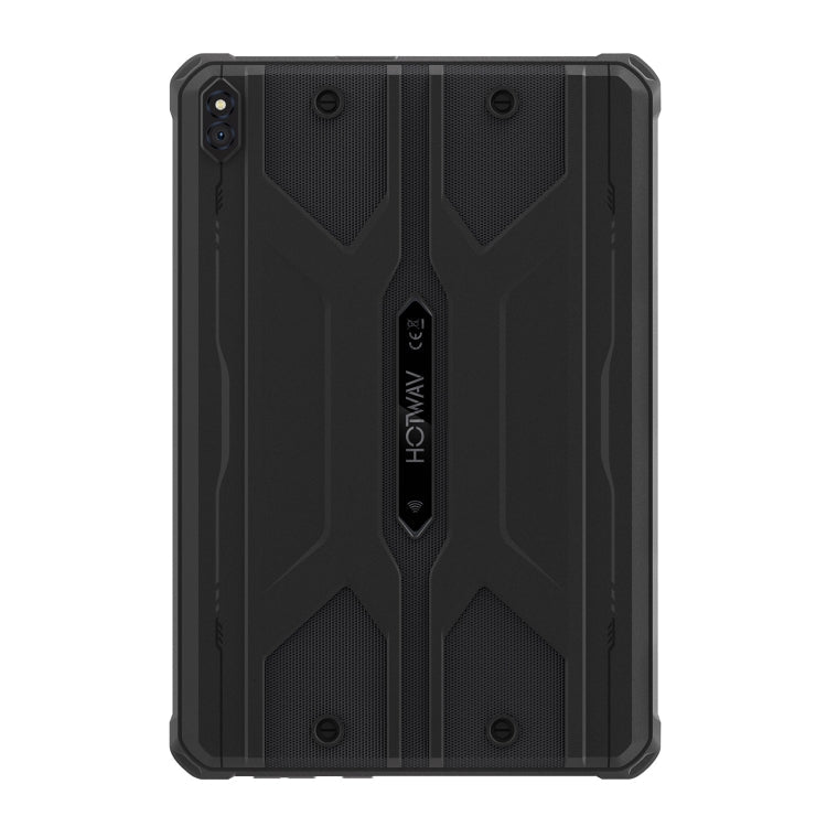 [HK Warehouse] HOTWAV Tab R8 IP68/IP69K Rugged Tablet, 4GB+128GB, 10.1 inch Android 14 Unisoc T606 Octa Core 4G Network, Global Version with Google Play, EU Plug (Black Grey)