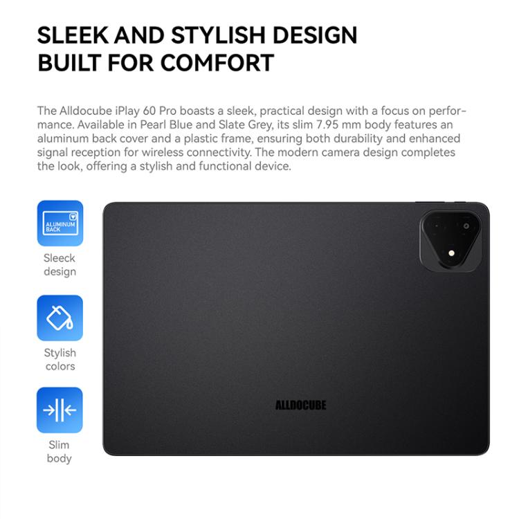 ALLDOCUBE iPlay 60 Pro 4G LTE Tablet PC, 6GB+128GB, 11 inch Android 14 MediaTek Helio G99 Octa Core Support Dual SIM, iPlay 60 Pro