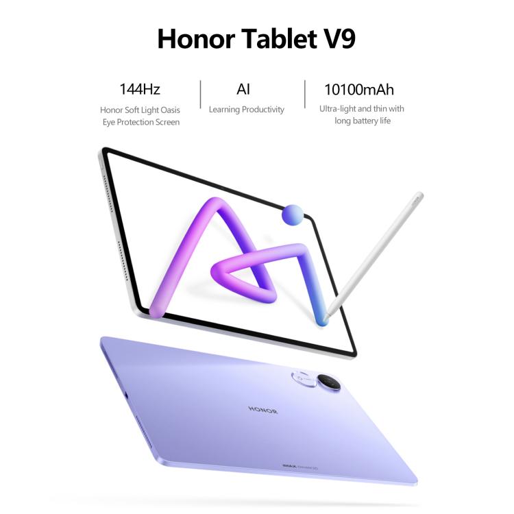 Honor Pad V9 WiFi Tablet PC, 11.5 inch 12GB+256GB MagicOS 9.0 Dimensity 8350 Ultra Octa Core (White)