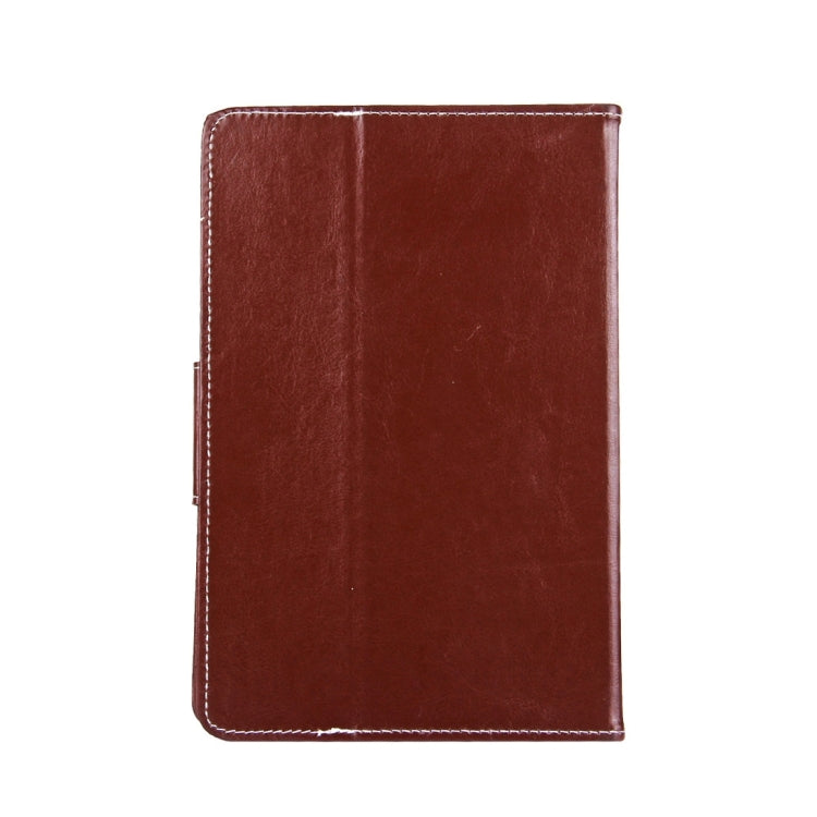 7 inch Tablets Leather Case Crazy Horse Texture Protective Case Shell with Holder for Galaxy Tab A 7.0 (2016) / T280 & Tab 4 7.0 / T230 & Tab Q T2558, Colorfly G708, Asus ZenPad 7.0 Z370CG, Huawei MediaPad T1 7.0 / T1-701u