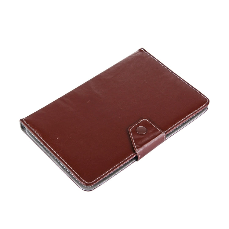 7 inch Tablets Leather Case Crazy Horse Texture Protective Case Shell with Holder for Galaxy Tab A 7.0 (2016) / T280 & Tab 4 7.0 / T230 & Tab Q T2558, Colorfly G708, Asus ZenPad 7.0 Z370CG, Huawei MediaPad T1 7.0 / T1-701u