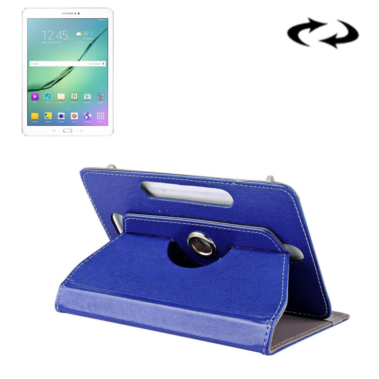 10 inch Tablets Leather Case Crazy Horse Texture 360 Degrees Rotation Protective Case Shell with Holder for Asus ZenPad 10 Z300C, Huawei MediaPad M2 10.0-A01W, Cube IWORK10, 10 inch White, 10 inch Black, 10 inch Red, 10 inch Blue, 10 inch Magenta      ...