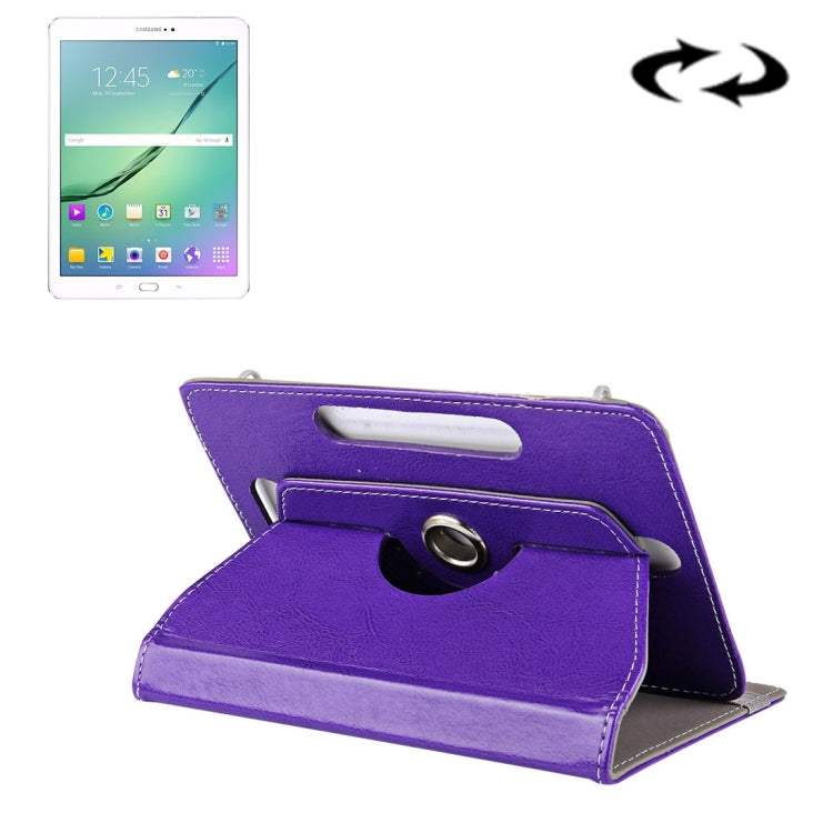 10 inch Tablets Leather Case Crazy Horse Texture 360 Degrees Rotation Protective Case Shell with Holder for Asus ZenPad 10 Z300C, Huawei MediaPad M2 10.0-A01W, Cube IWORK10, 10 inch White, 10 inch Black, 10 inch Red, 10 inch Blue, 10 inch Magenta      ...