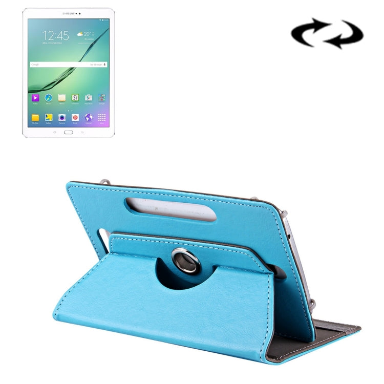 10 inch Tablets Leather Case Crazy Horse Texture 360 Degrees Rotation Protective Case Shell with Holder for Asus ZenPad 10 Z300C, Huawei MediaPad M2 10.0-A01W, Cube IWORK10, 10 inch White, 10 inch Black, 10 inch Red, 10 inch Blue, 10 inch Magenta      ...