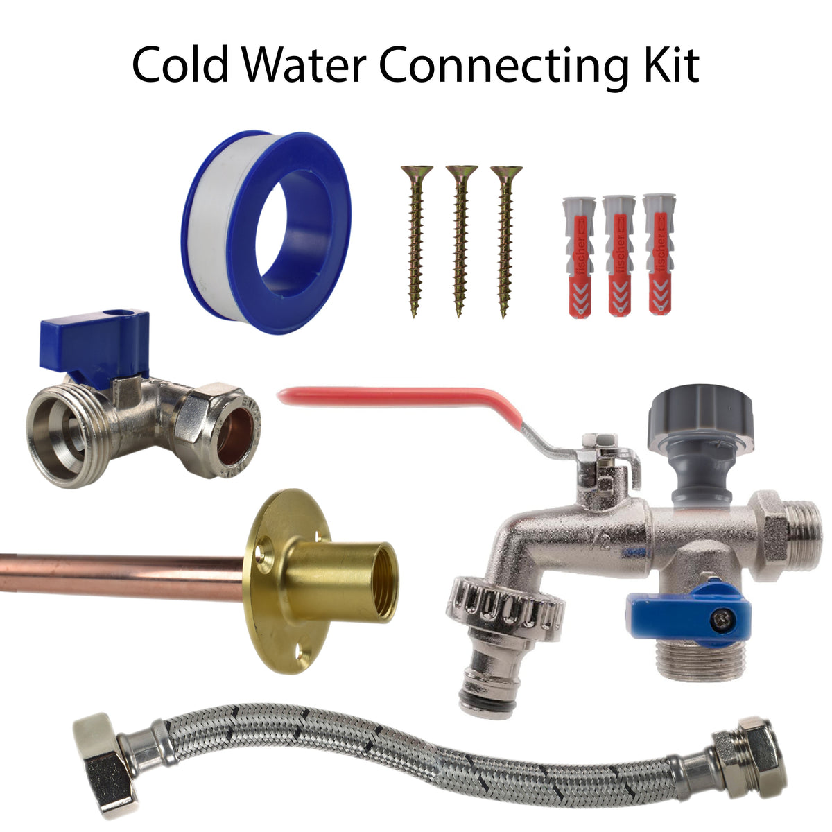 Double Lever Tap STANDARD Connection Kit