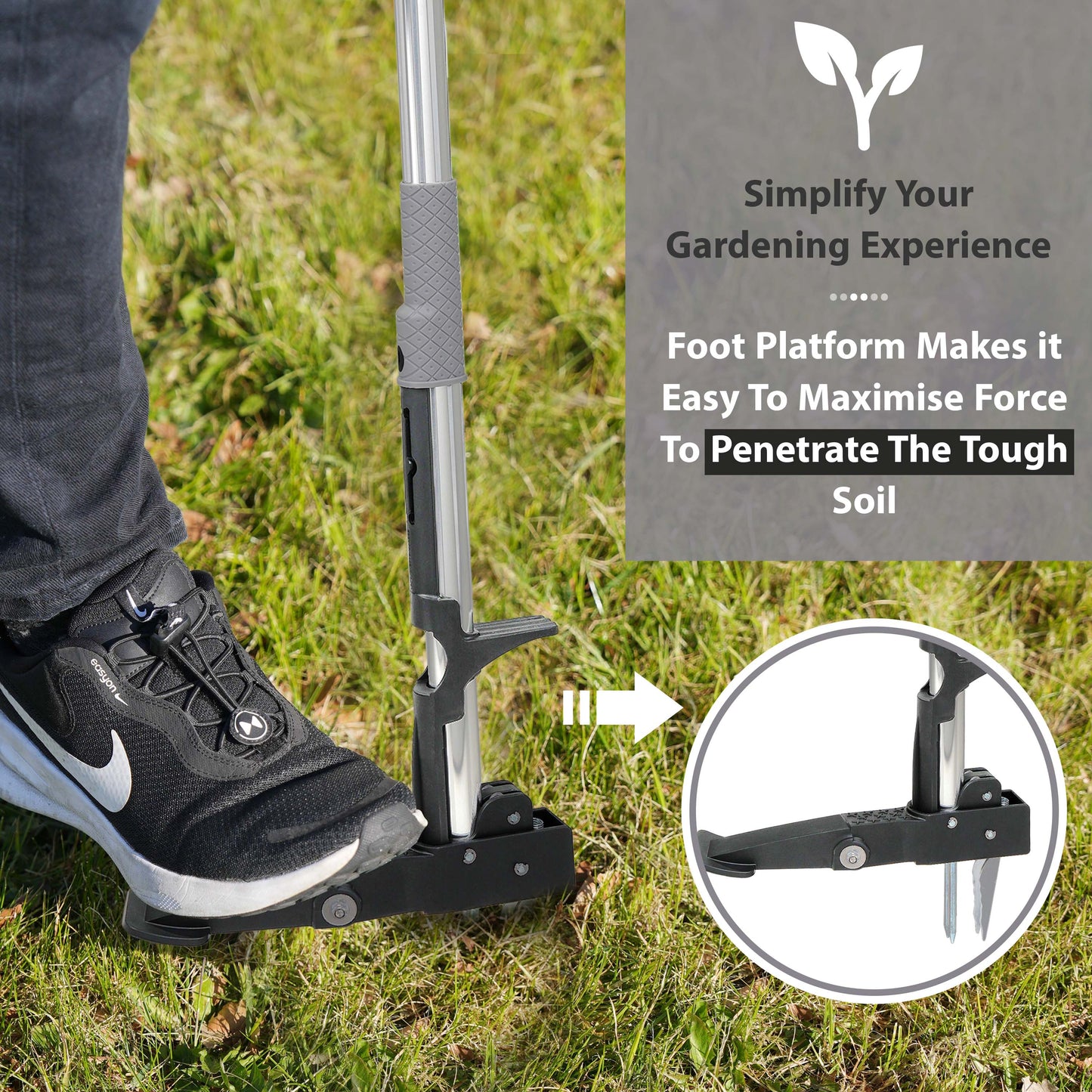 Weed Puller Weeder Tool with 4 Claws