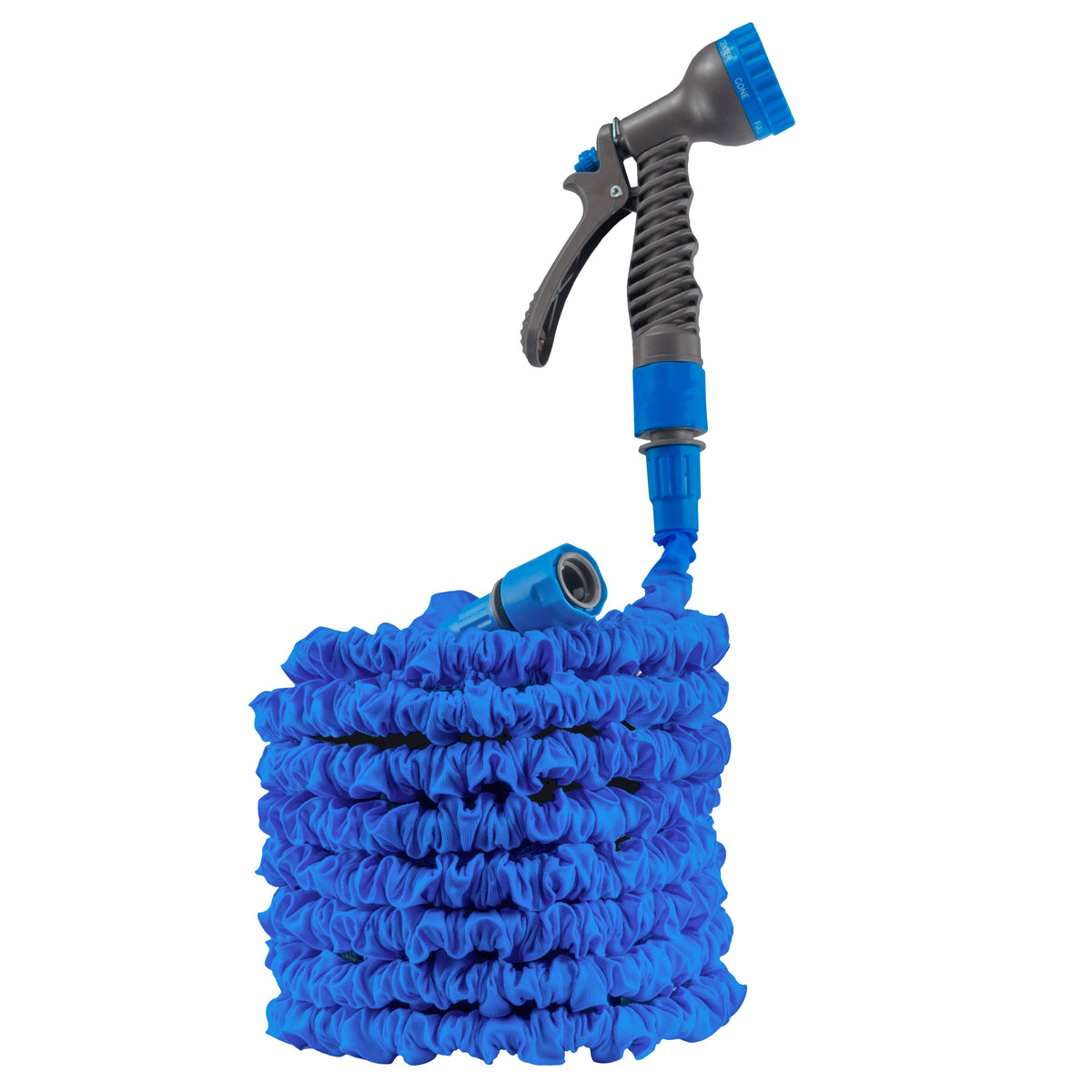 Expanding Trick Hose 5m - 15m Blue