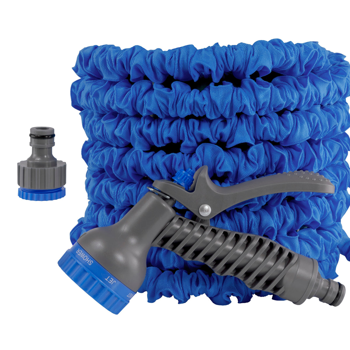 Expanding Trick Hose 15m - 45m Blue
