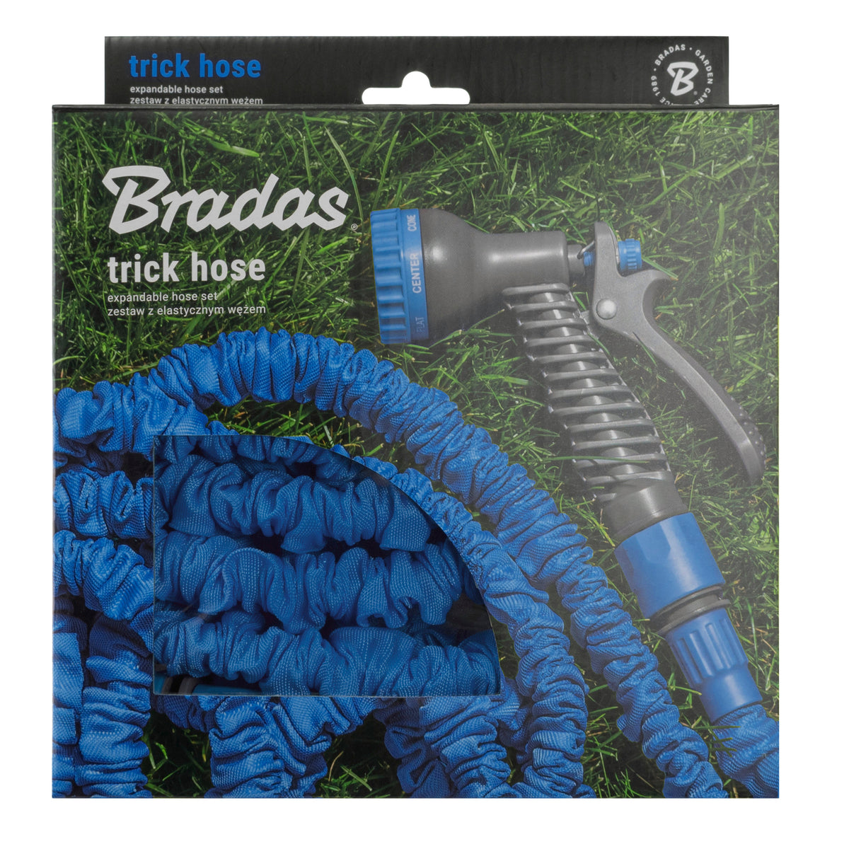 Expanding Trick Hose 15m - 45m Blue