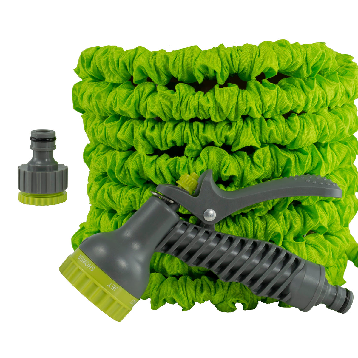 Expanding Trick Hose 5m - 15m Lime