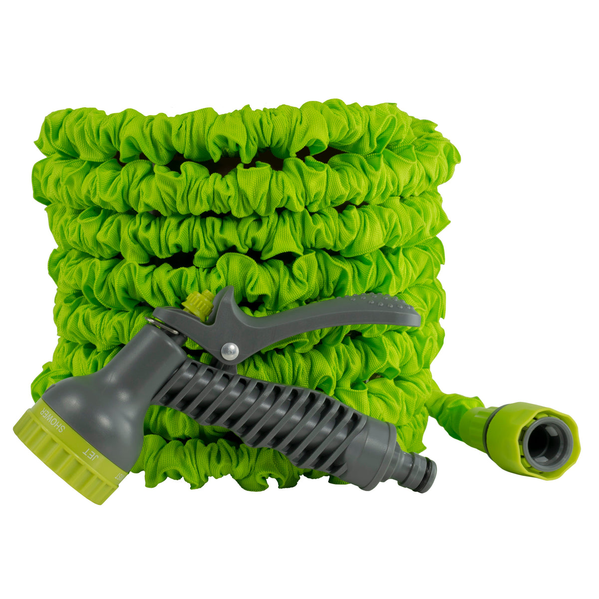Expanding Trick Hose 15m - 45m Lime