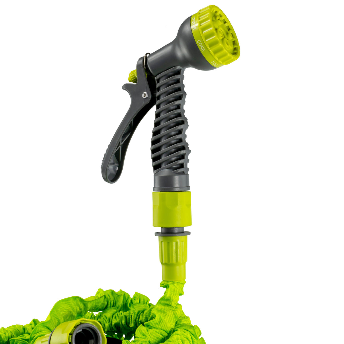 Expanding Trick Hose 5m - 15m Lime