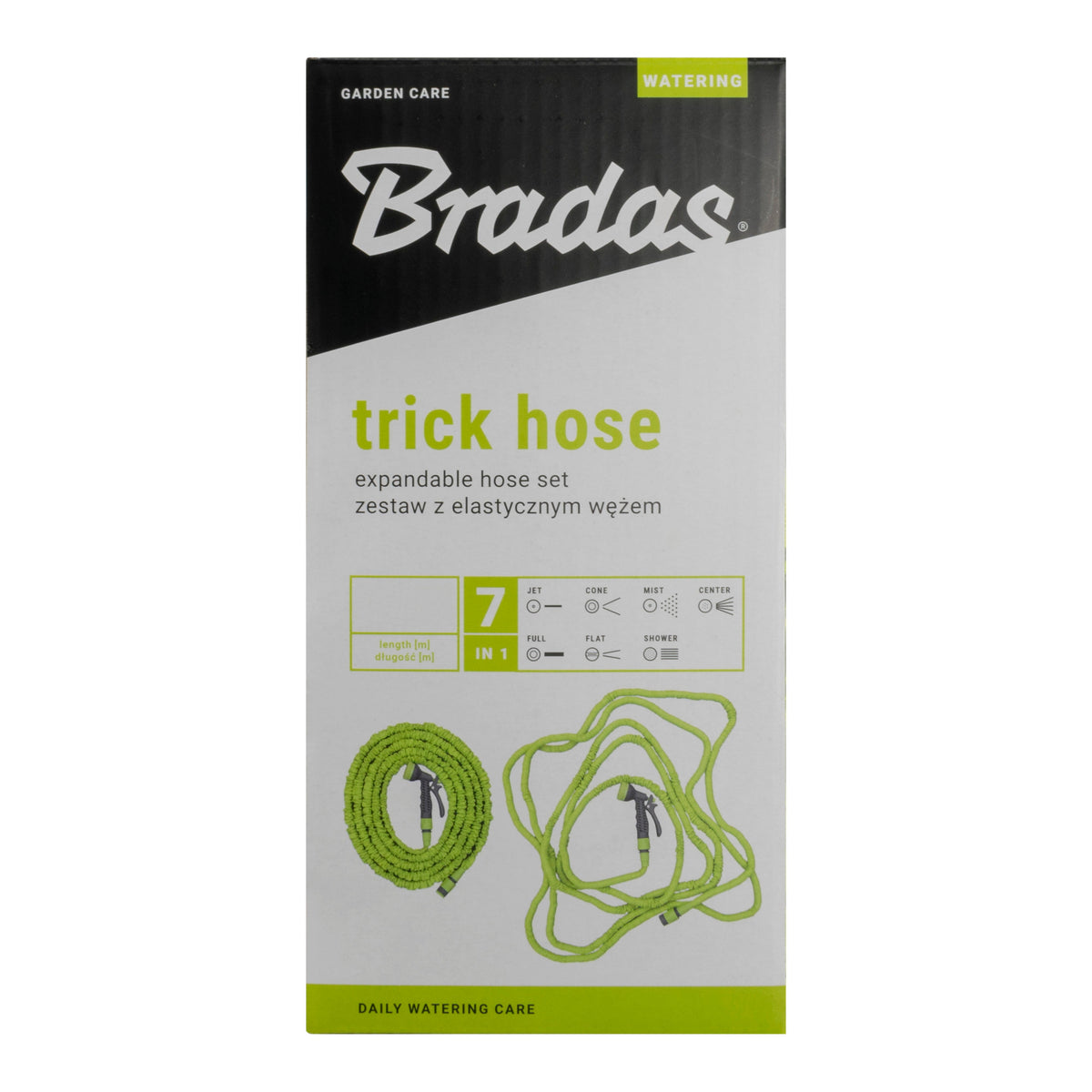 Expanding Trick Hose 5m - 15m Lime