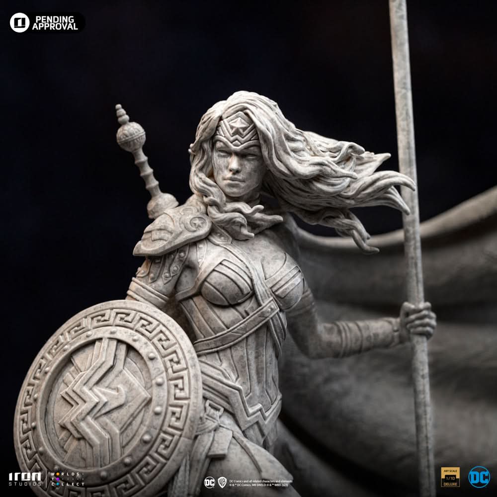Statue Wonder Woman Unleashed Marble Variant - DC Comics - Art Scale 1/10 - Iron Studios